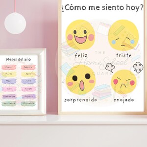 Póster de Emociones - Aprendizaje Socioemocional para Niños