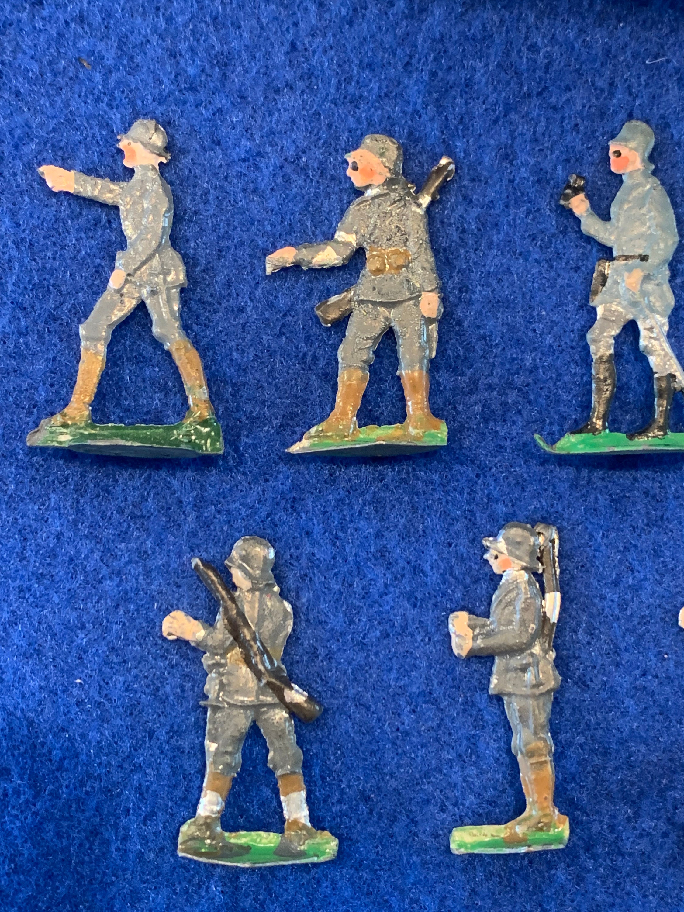 WW 1 Set of Vintage German Army Tin Toy Soldiers Etsy