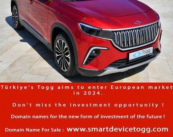 Turkey's Togg Electric Vehicles / Domain For Sale !