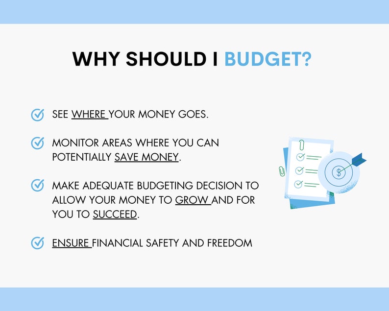 Target Budget Simple Monthly Budget Spreadsheet Template for Google Sheets, Budget ...