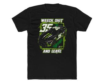 Wreck and Leave Race Car Tee | Motorsports Graphic Shirt