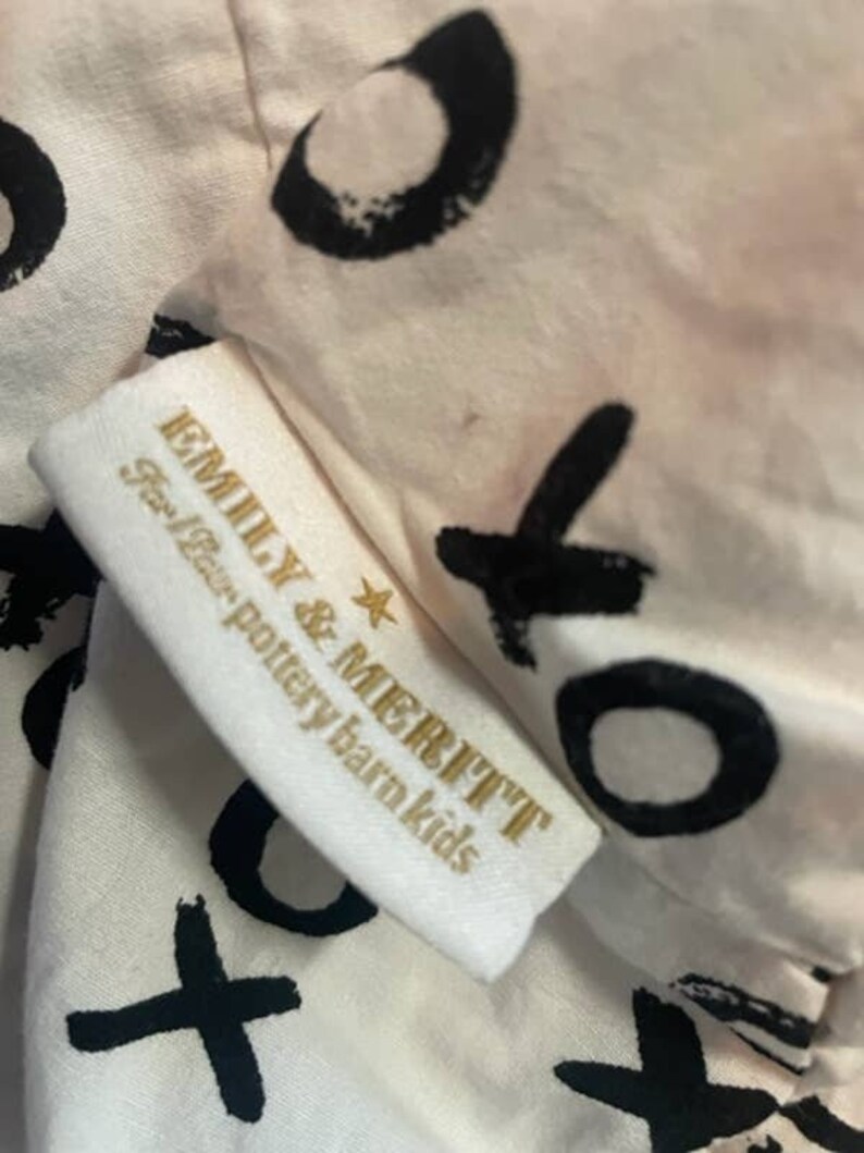 Emily & Merritt for Pottery Barn Kids XO Changing Pad Cover Etsy