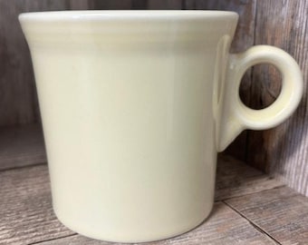 Fiesta HLC Ivory Cream Off White O Ring Handle Coffee Mug - Multiple available