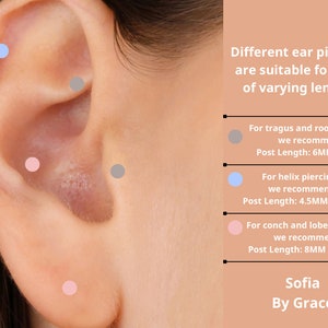 18G White Fire Opal Internally Threaded Labret Piercing Tragus stud Helix Stud Cartilage Earring Flat Back Earring Minimalist image 9