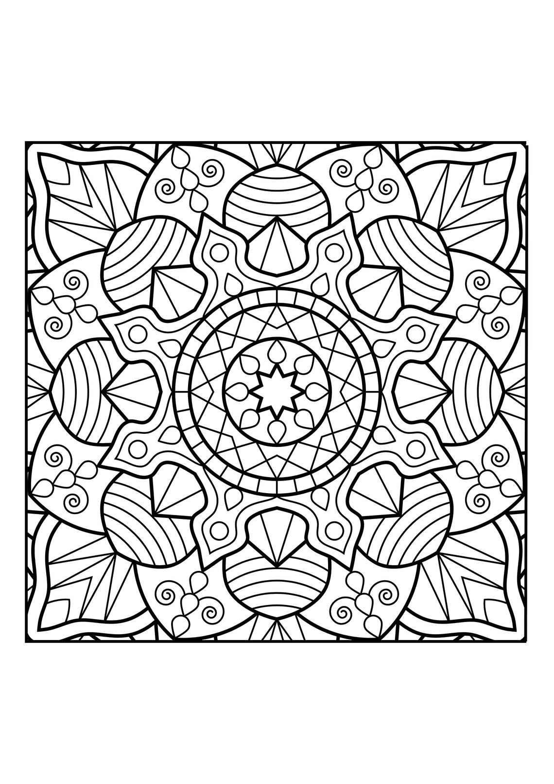 Coloring Pages for Adults, 100 Pages - Etsy