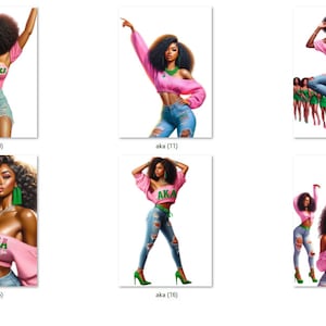 AKA #8 HBCU pretty girl AKA 1908 Sorority jpg, Alpha Kappa Alpha, Sisterhood Sorority clipart,