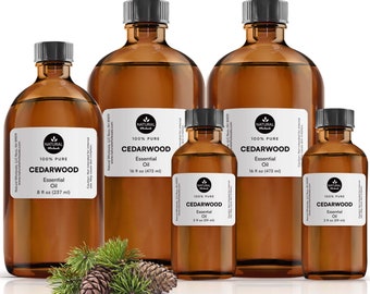 Cedarwood Essential Oil, 100% Pure Natural, Bulk Wholesale For DIY, Skin, Soapmaking, Candle, Blends, and Diffuser.