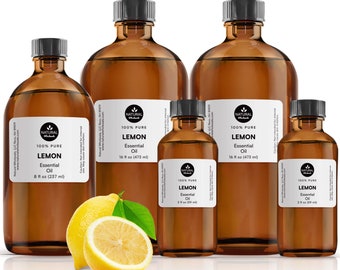 Lemon Essential Oil, 100% Pure Natural, Bulk Wholesale For DIY, Skin, Soapmaking, Candle, Blends, and Diffuser.