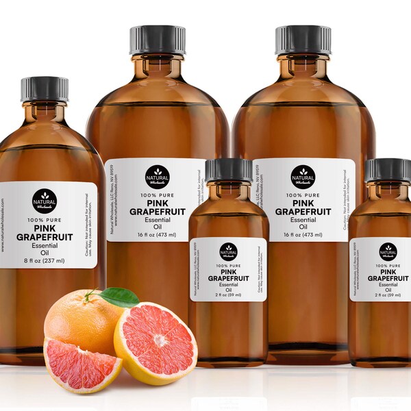 Pink Grapefruit Essential Oil, 100% Pure Natural, Bulk Wholesale For DIY, Skin, Soapmaking, Candle, Blends, and Diffuser.