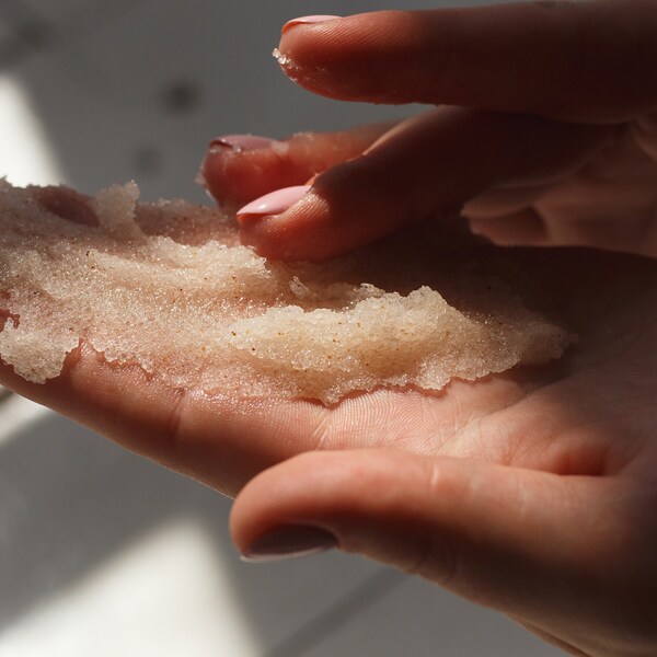 Sugar Scrub Exfoliating Body Polish Base - Unscented Bulk Base Ready-to-use or Add a Scent, Extract, or Oil to Customize.