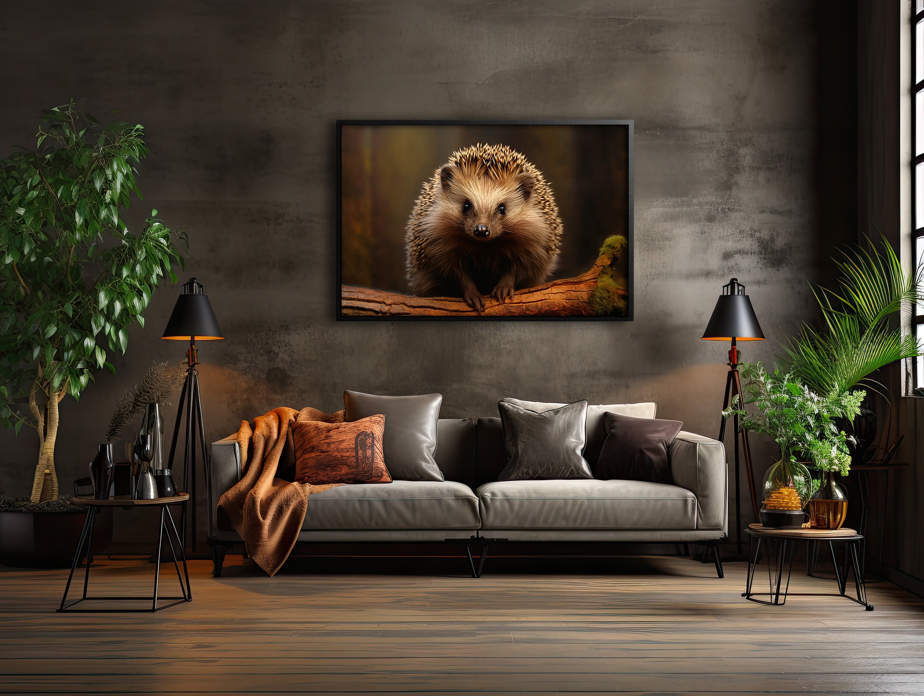 Hedgehog Wall Art