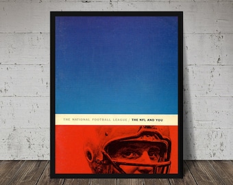 1962 NFL Print – Vintage Football Helmet Poster