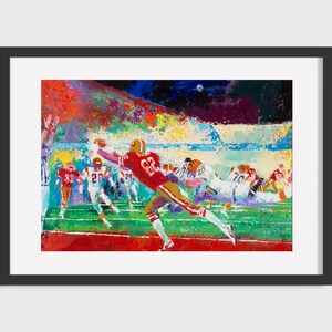 1989 SAN FRANCISCO 49ers Joe Taylor Print - Vintage Football Decor, Football Print, Football Poster, Football Wall Art, Football Artwork