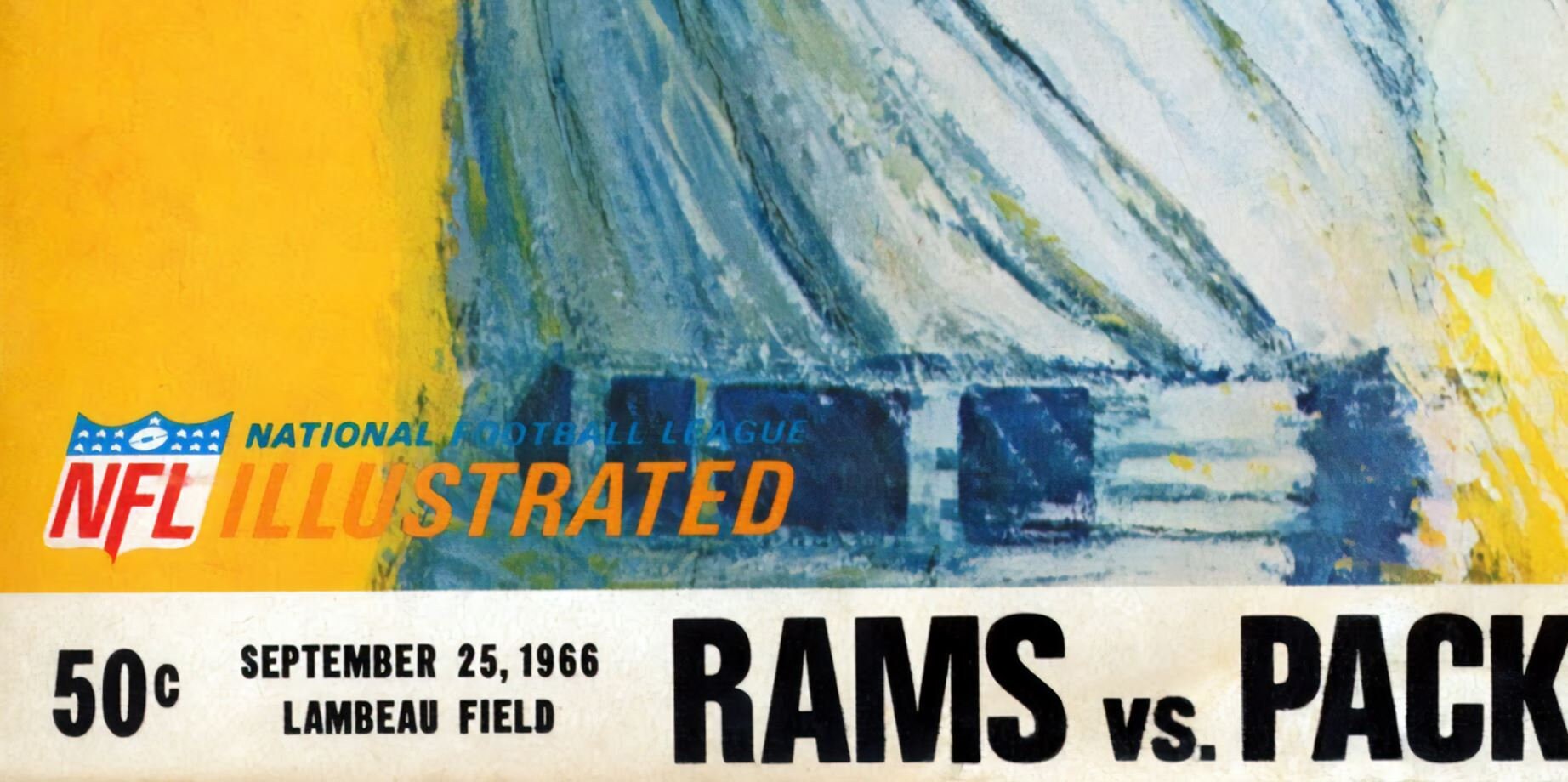 1966 LOS ANGELES RAMS Print - Vintage Football Decor, Football Print ...