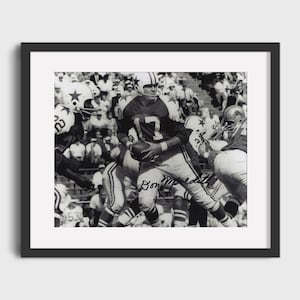 DALLAS COWBOYS Don Meredith Photo- Vintage Football Decor, Football Print, Football Poster, Football Wall Art
