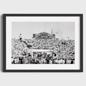 1966 OKLAHOMA SOONERS vs. Texas Longhorns - Vintage Football Decor, Football Print, Football Poster