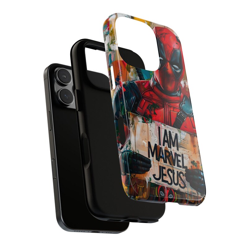Deadpool & Wolverine Phone Case, Superhero Phone Case, Samsung Galaxy Case, High Quality iPhone Case, Deadpool 3 Case, iPhone 16 15 14 13 12 image 3