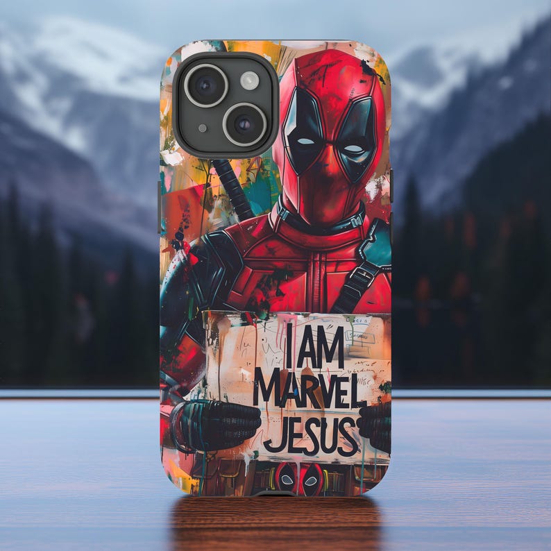 Deadpool & Wolverine Phone Case, Superhero Phone Case, Samsung Galaxy Case, High Quality iPhone Case, Deadpool 3 Case, iPhone 16 15 14 13 12 image 1