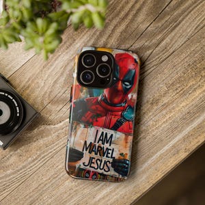 Deadpool & Wolverine Phone Case, Superhero Phone Case, Samsung Galaxy Case, High Quality iPhone Case, Deadpool 3 Case, iPhone 16 15 14 13 12 image 5