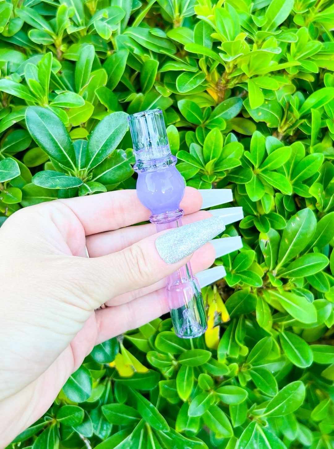 Pretty Purple Chillum Pretty Pipe Purple Pipe Girly Pipe Etsy