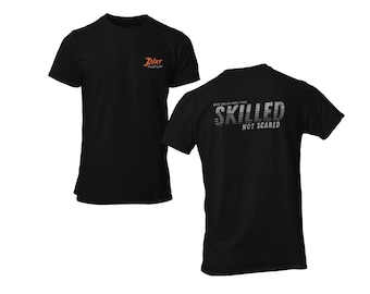 SKILLED not SCARED | Distressed Men's Tee