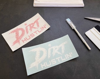 Dirt Hustlin' Logo | Decals