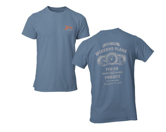 Weekend Plans FINISH that PROJECT | Distressed Men's Tee