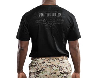 Make Your Own LUCK | Distressed Men's Tee