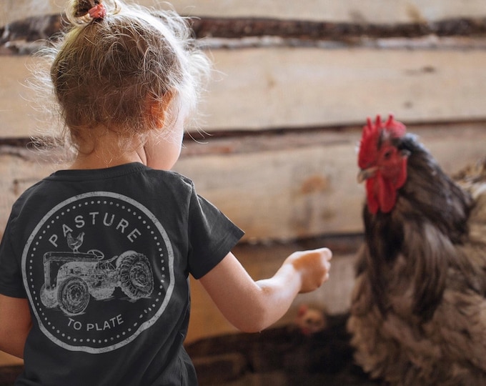 PASTURE to PLATE | Distressed T-shirt