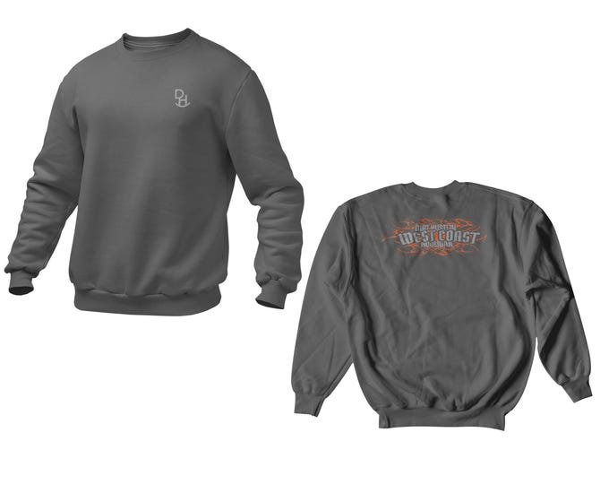 DH) West Coast Hooligan | Distressed Crewneck