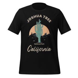 Joshua Tree National Park Shirt California Desert Sunset Cactus Tee for Nature Lovers Hikers Travelers Outdoor Vintage Landscape Art