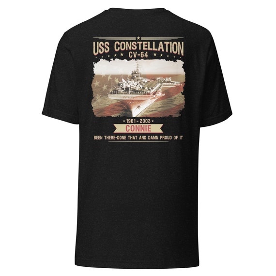 Cva-64 Connie Uss Constellation T-Shirt Veterans Gift Cva-64 Connie Uss Constellation T-Shirt Veterans Gift