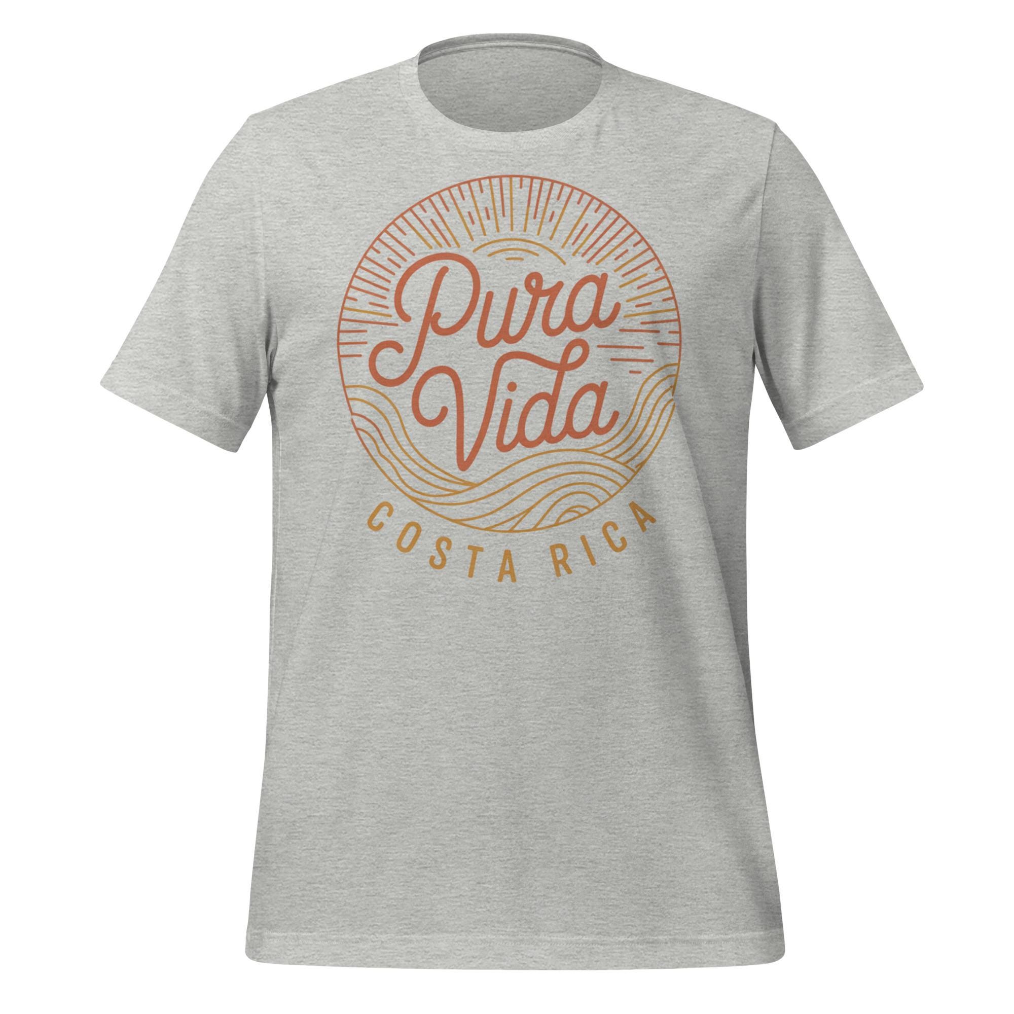 COSTA RICA PURA VIDA Tシャツ USAヴィンテージ夏SALE Vintage Costa Rica Flag Pura Vida Beach Summer Vacation T