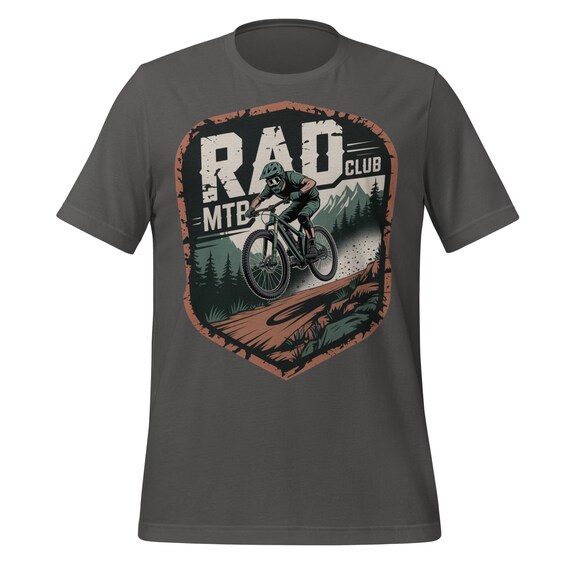 Maglietta Mountain Bike MTB - Regalo Per Ciclisti, Uomo Donna, Stile Vintage - Foto 10