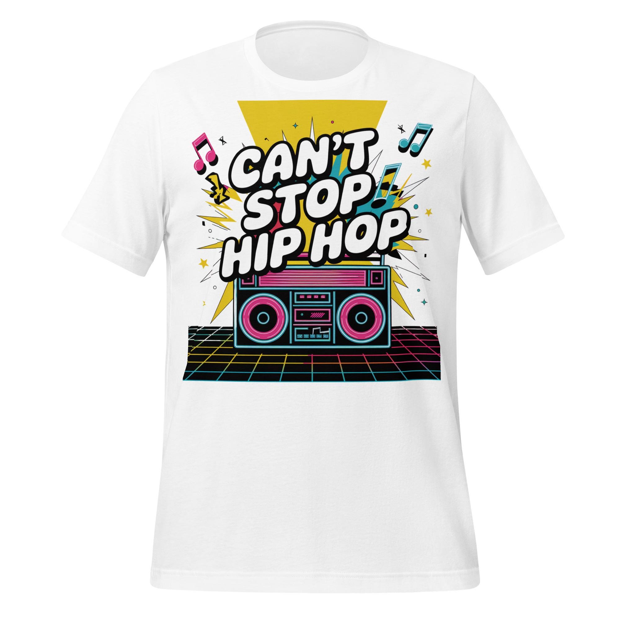 Can't Stop Hip Hop T-shirt for Music Lovers | 80s 90s Retro