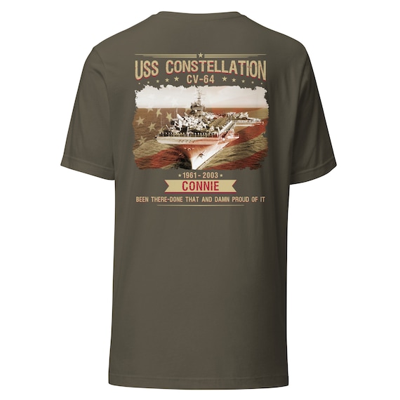 Cva-64 Connie Uss Constellation T-Shirt Veterans Gift Cva-64 Connie Uss Constellation T-Shirt Veterans Gift