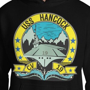 USS Hancock CV-19 Aircraft Carrier Navy Veteran Aircraft Carrier Hoodie