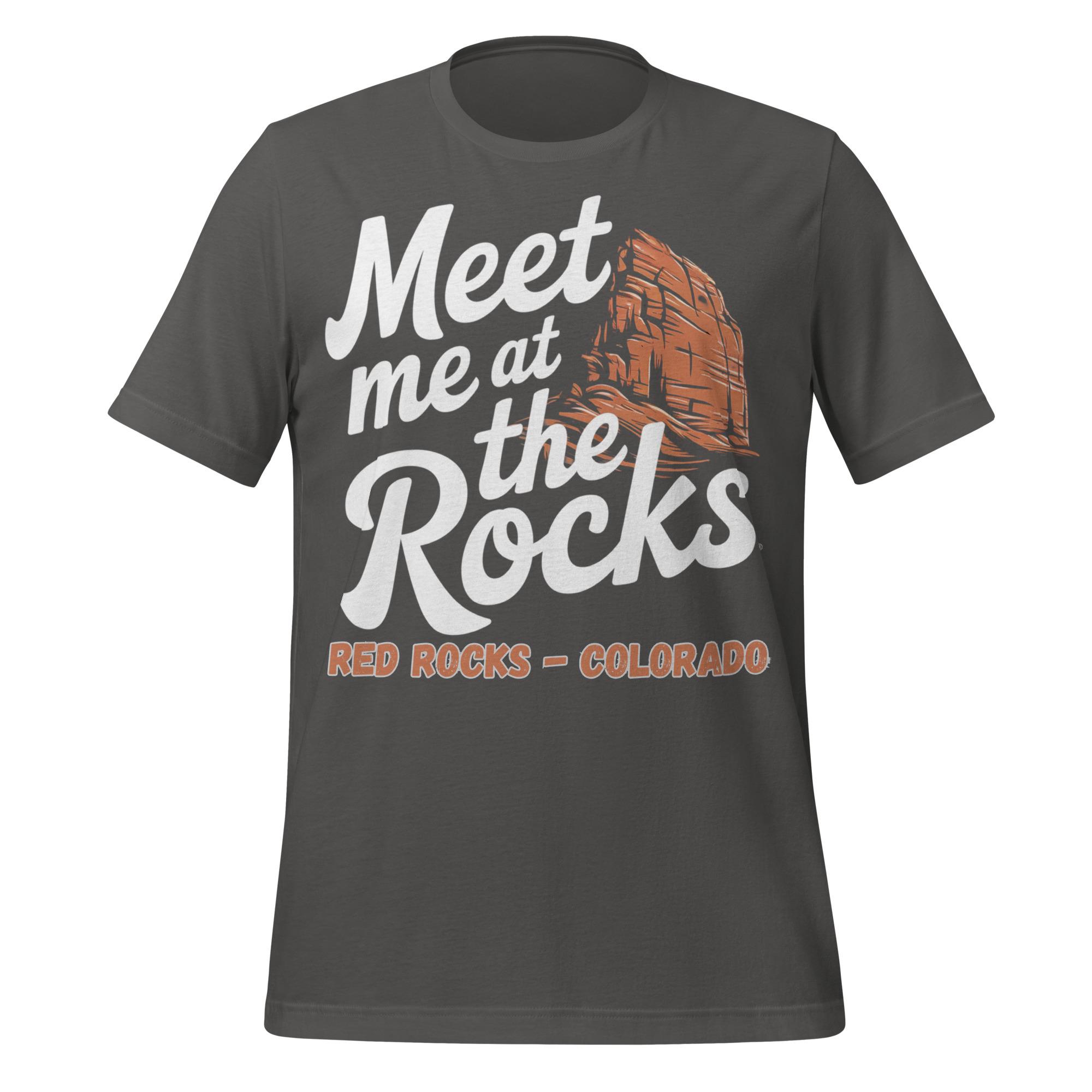 Meet Me at the Rocks Shirt Red Rocks Colorado Concert Tee