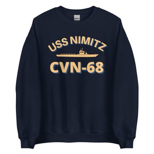 USS Nimitz Sweatshirt CVN-68 United States Navy  Sweatshirt