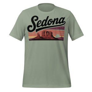 Sedona Arizona T-Shirt, Retro Desert Sunset Tee, Red Rock Vortex Shirt, Sedona Souvenir Shirt, Arizona Hiking Nature Lover Gift