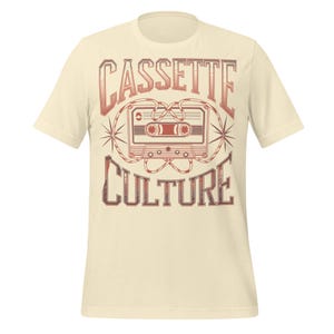 Cassette Culture Retro 80s Aesthetic T-Shirt for Music Lovers | Vintage Mixtape Graphic Tee for Audiophiles and Nostalgic Vibes