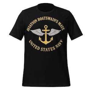 Aviation Boatswain’s Mate Shirt Navy Aircraft Handler Gift US Naval Pride Tee Military Deck Crew Job Rating Patriotic Veteran Apparel