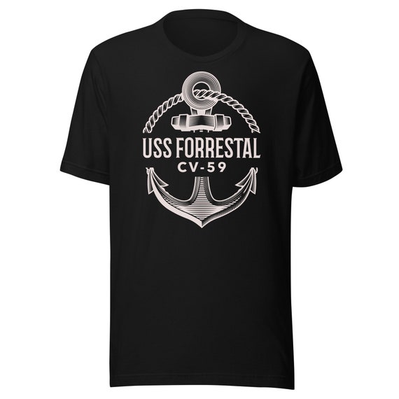 Navy Uss Forrestal (Cv-59) T-Shirt Navy Uss Forrestal (Cv-59) T-Shirt