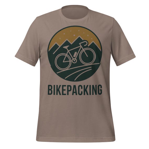 Bikepacking Adventure T-shirt Mountain Biking Camping Tee