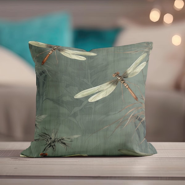 Dragonfly Pillow Etsy