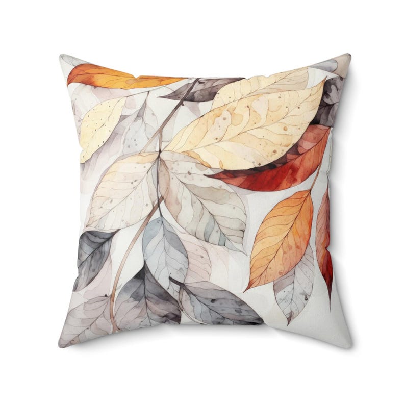Fall Pillow, Throw Pillow Covers, Autumn Leaves Decor, Pillowcase, Fall Pillow Cover, Nature Pillow, Couch Accent Pillow, Thanksgiving Decor image 3