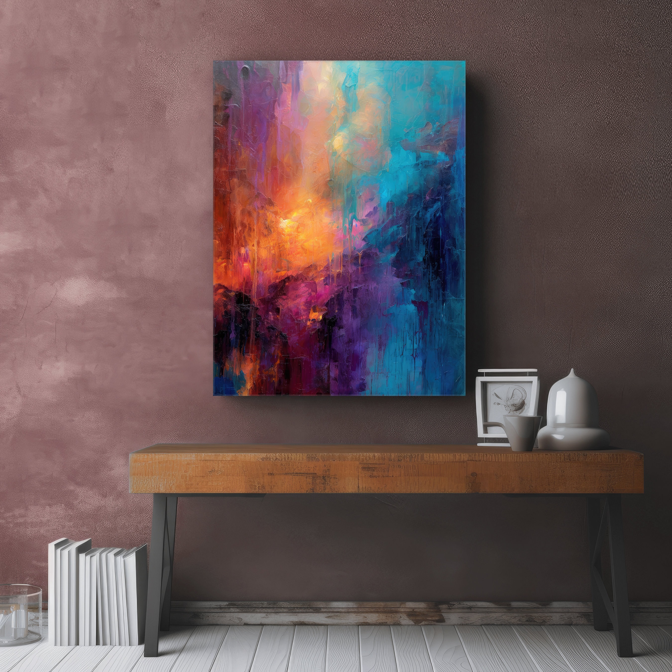 Grunge Wall Decor Abstract Art Print Digital Download Etsy