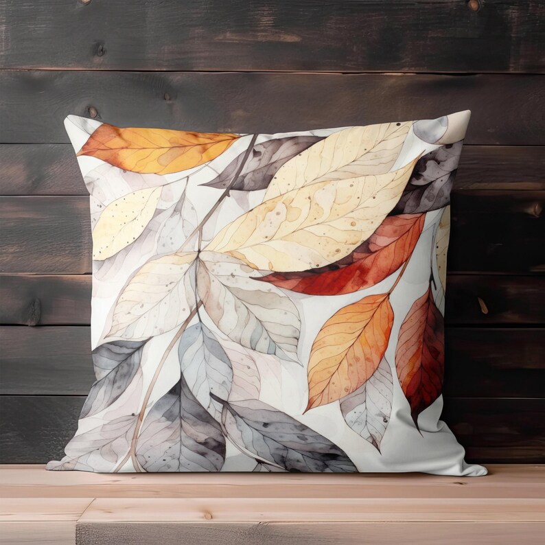 Fall Pillow, Throw Pillow Covers, Autumn Leaves Decor, Pillowcase, Fall Pillow Cover, Nature Pillow, Couch Accent Pillow, Thanksgiving Decor image 10