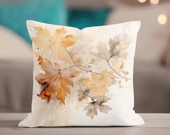 Fall Pillow, Throw Pillow Covers, Autumn Leaves Decor, Pillowcase, Fall Pillow Cover, Nature Pillow, Couch Accent Pillow, Thanksgiving Decor
