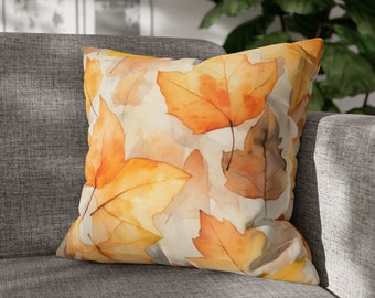 Fall Pillow, Throw Pillow Covers, Autumn Leaves Decor, Pillowcase, Fall Pillow Cover, Nature Pillow, Couch Pillow, Thanksgiving Home Decor